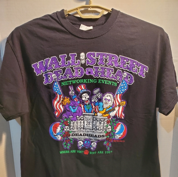 Wall Street Dead a Head Network Grateful Dead Shirt - Picture 1 of 3